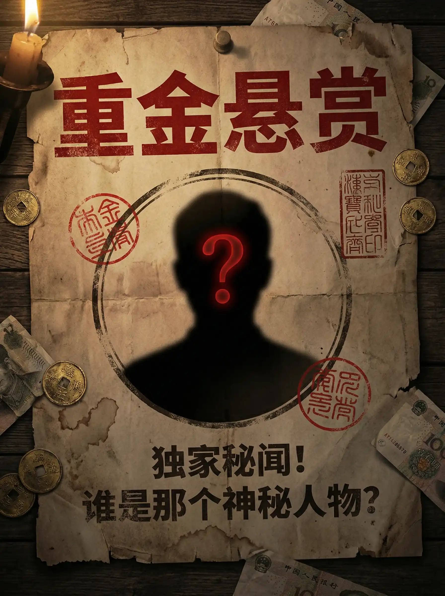 点击精灵 - 重金悬赏线索征集令